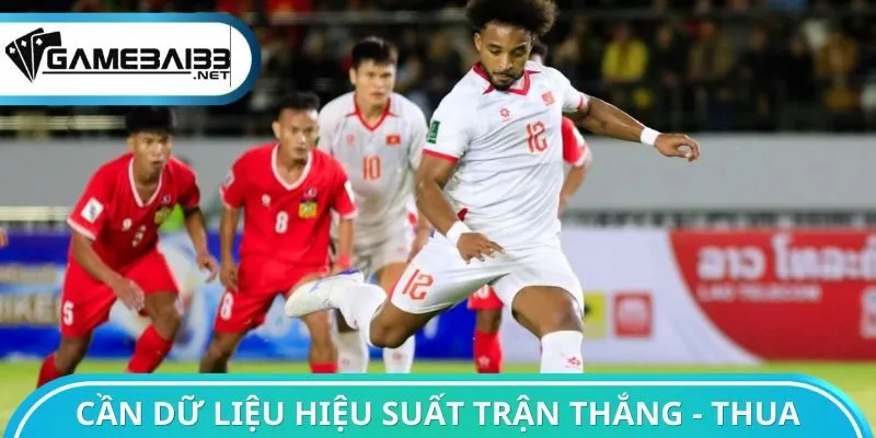 Cần dữ liệu hiệu suất trận thắng - thua