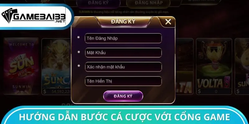 Hướng dẫn bước cá cược với cổng game xanh chín