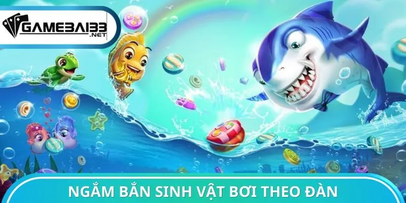 Ngắm bắn sinh vật bơi theo đàn tối ưu thưởng